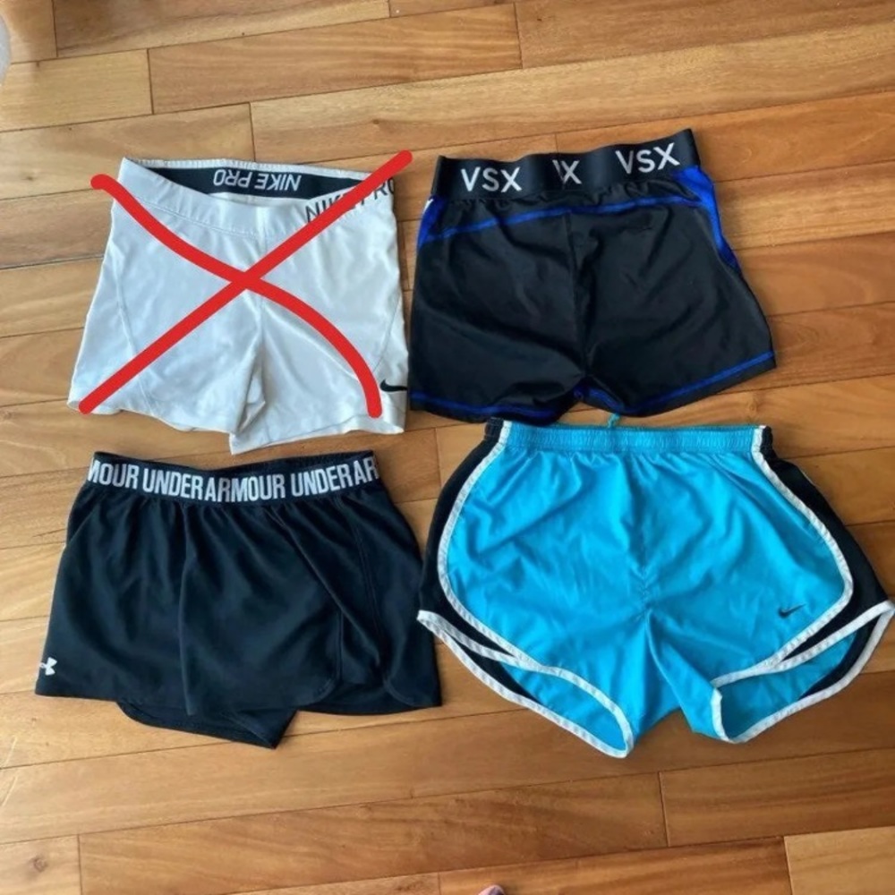 Nike Underarmour VSX shorts